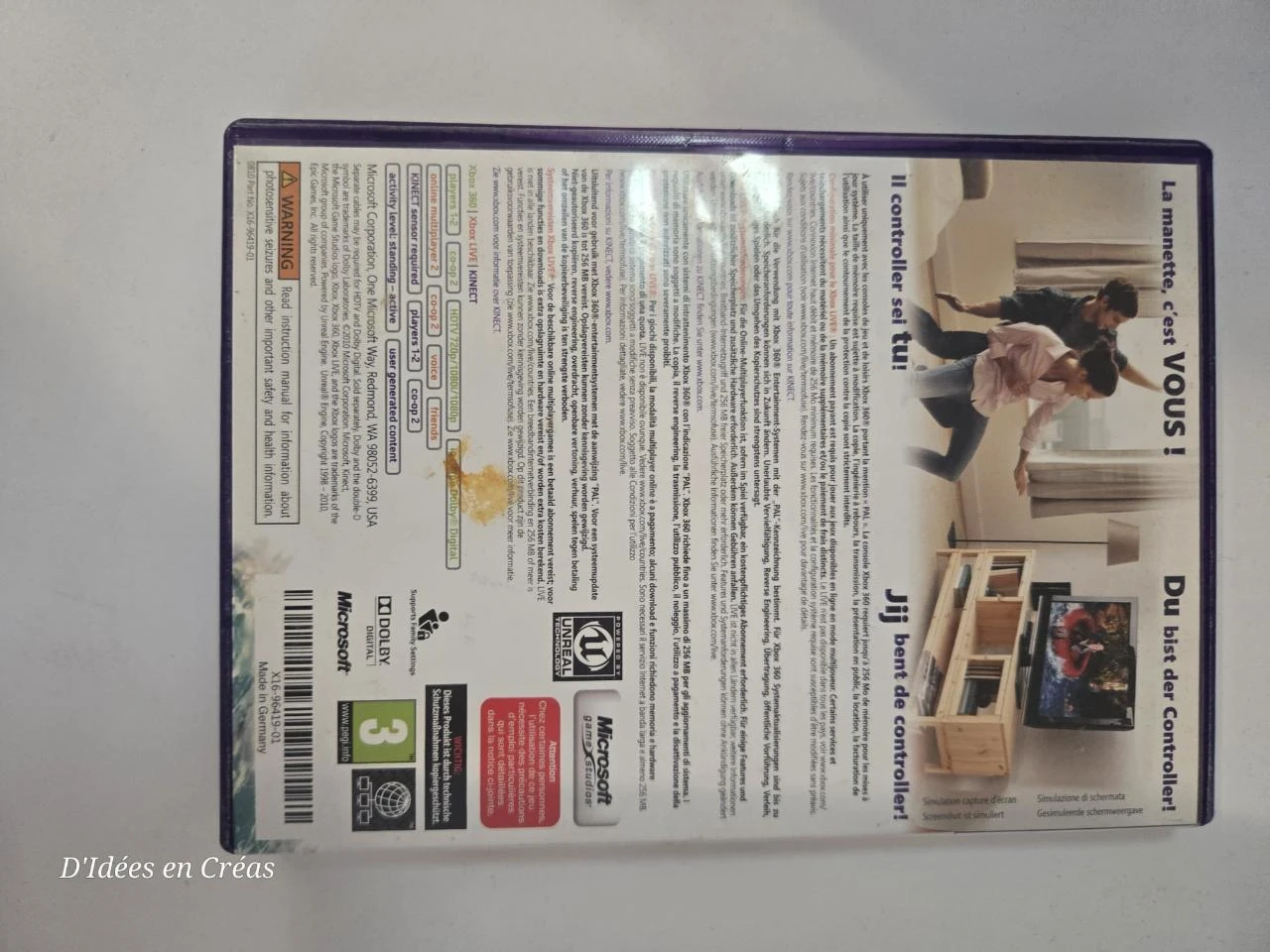 Kinect Adventures - Xbox 360 - Completo com manual - Funciona com Kinect – photo 4